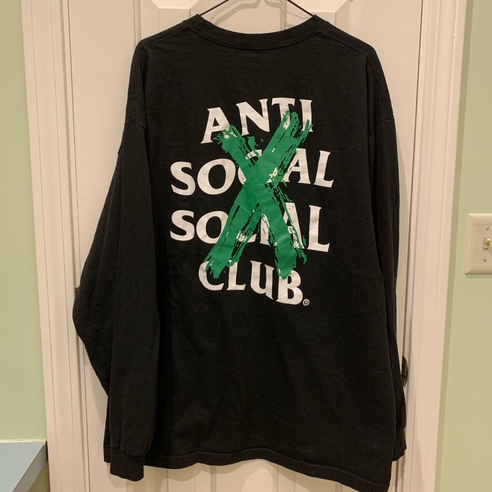Anti social social club long sleeve t-shirt XXL